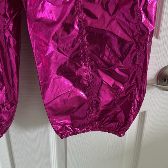 Jolie and joy Shiny Pink Track Pants NWT - Picture 2 of 10